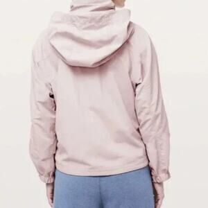 Lululemon Always Effortless Hooded Waterproof Jacket Pink Bliss Size 2 $198